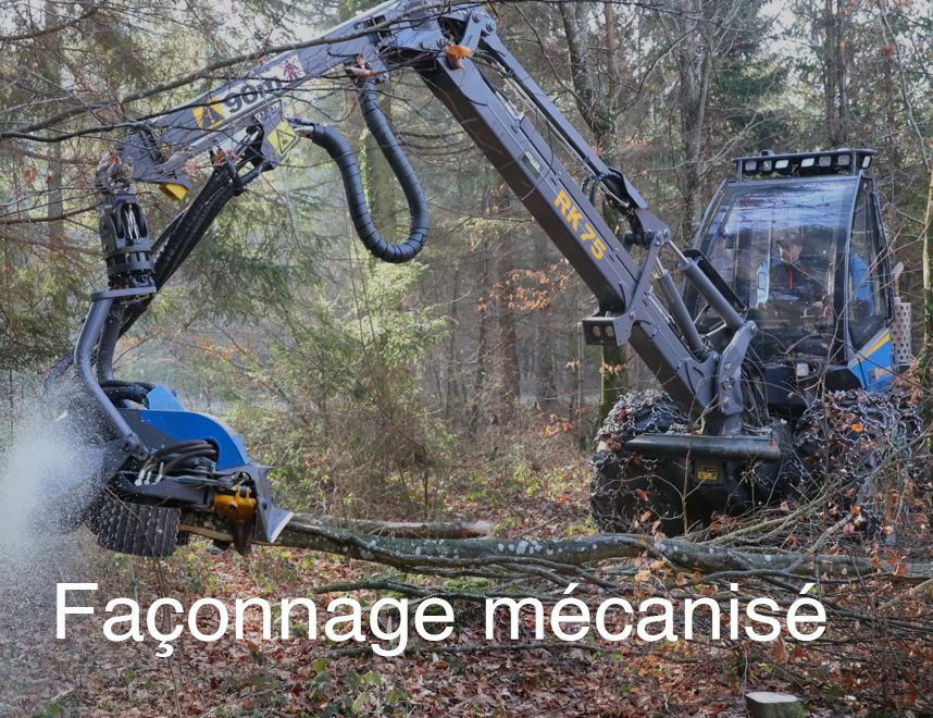 Façonnage mécanisé